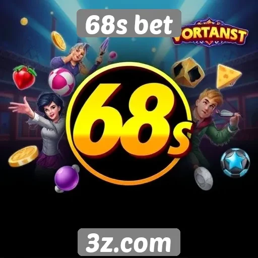 Variedade de jogos disponíveis na plataforma 68s bet
